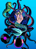 "DJ OCTOPUS AND MERMAID" Top (Women)